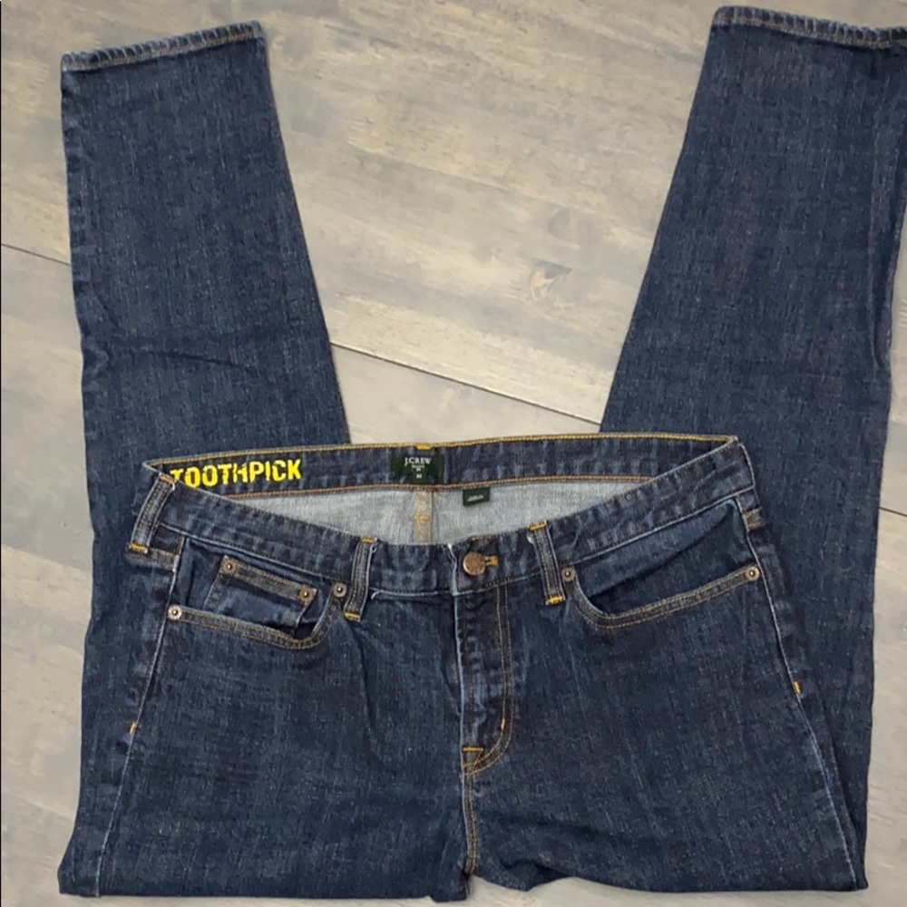 JCrew Toothpick Stretch Jeans